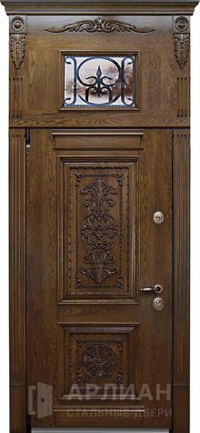 Фото №2 «Элитная входная дверь из массива дуба №12»