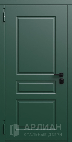 Фото №2 «Темная входная дверь премиум с филенчатой отделкой МДФ №800»